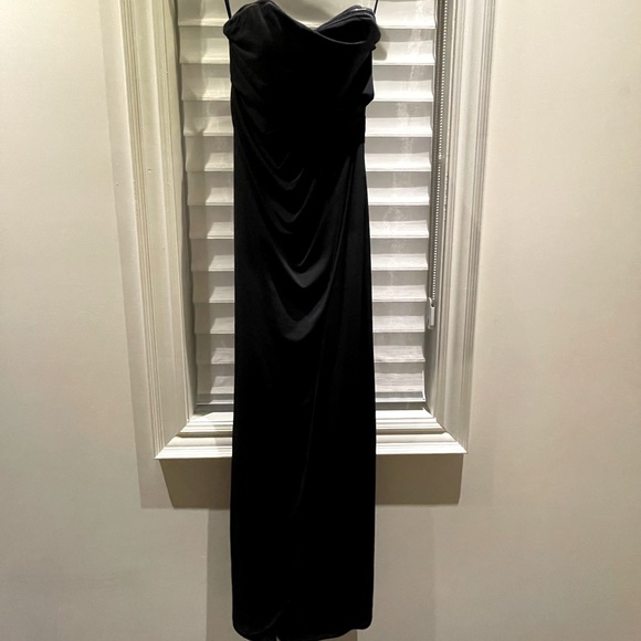 Mori Lee Navy Blue Gown - Picture 1 of 2